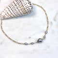 Tahitian pearl Necklace w/ gray pearls
