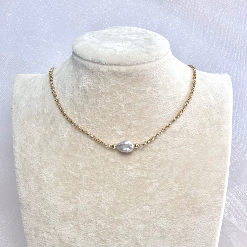Keshi pearl choker Necklace