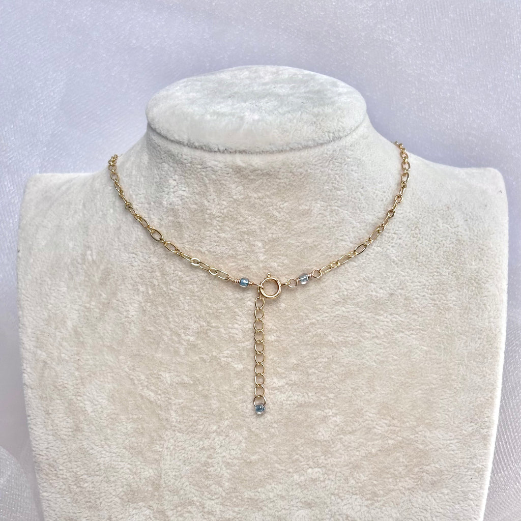 Flea cone shell Necklace w/ dark pearls