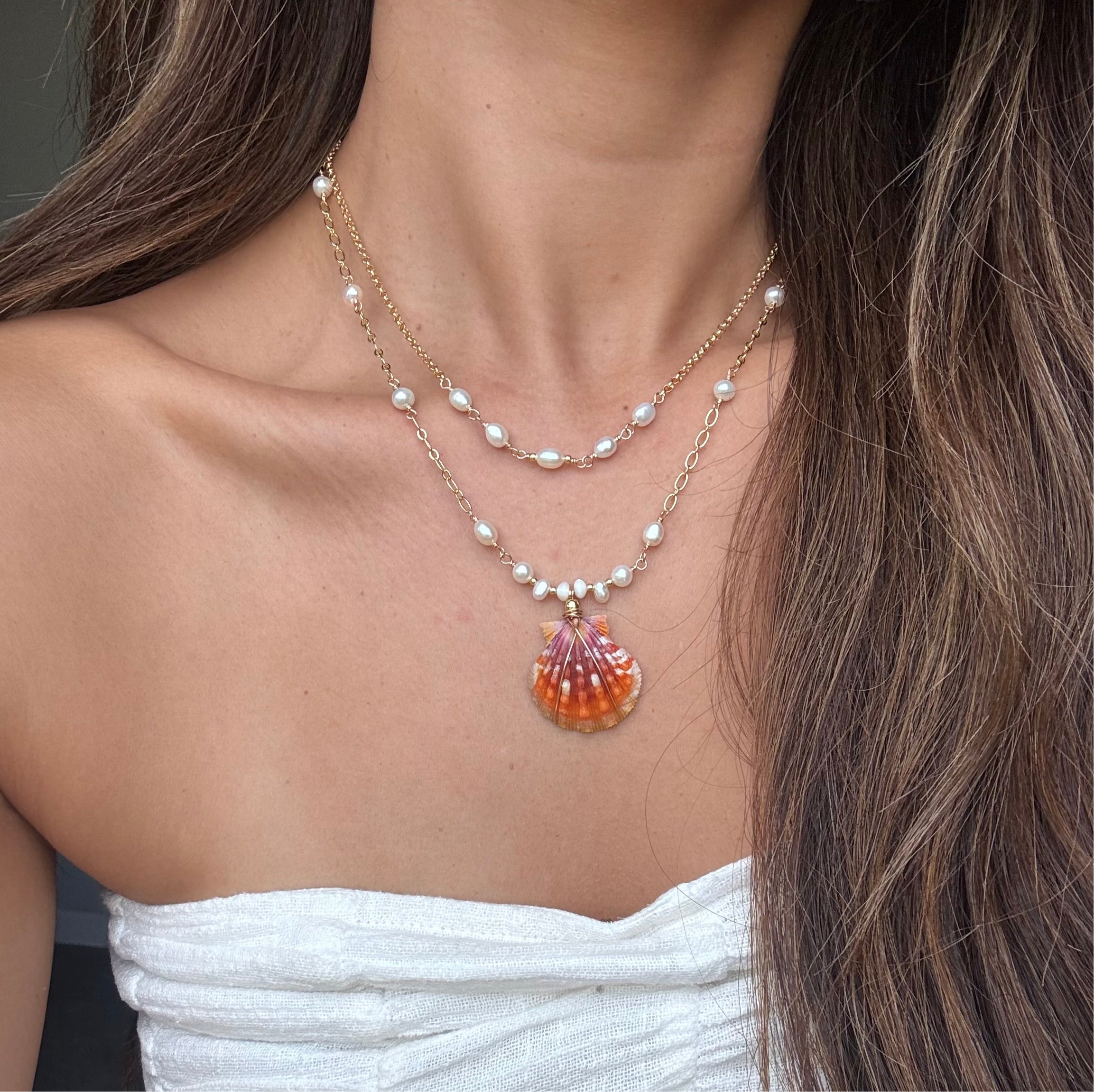 White pearl Necklace