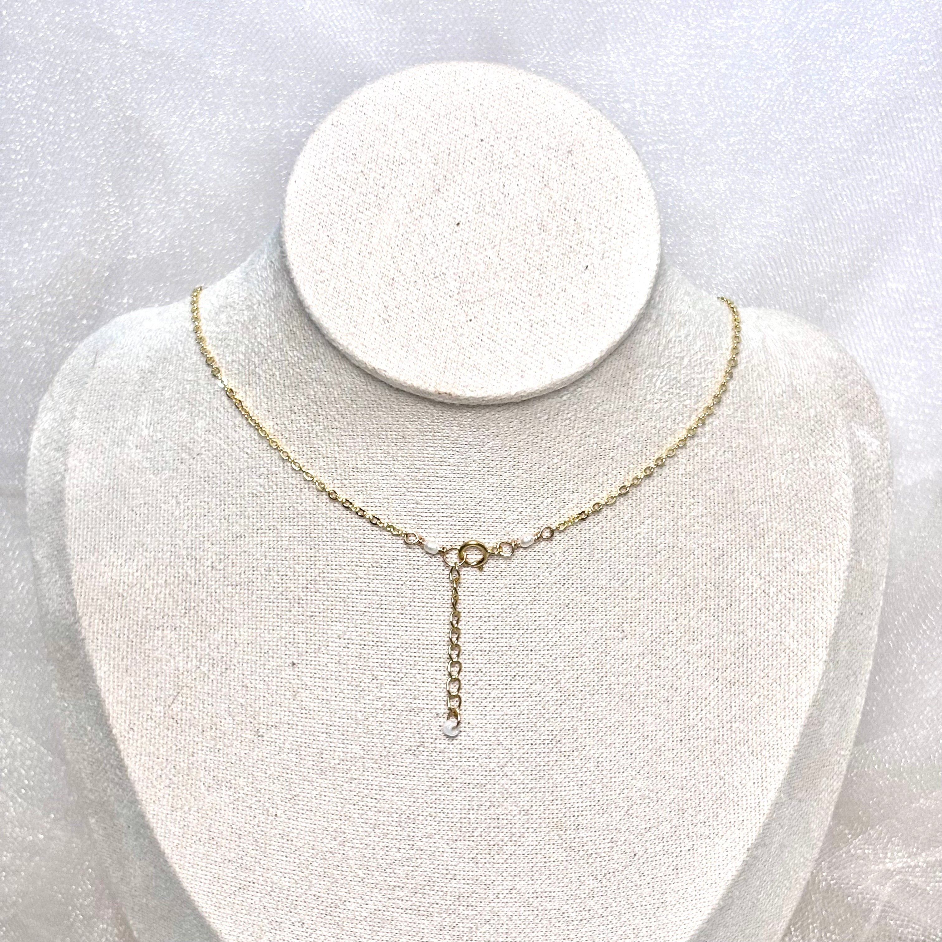 Hawaiian sunrise shell Necklace w/ white pearls