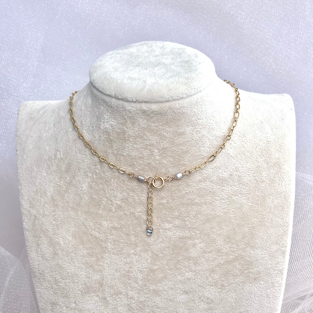 Hawaiian sunrise shell Necklace w/ Hebrew cone shell and Tahitian pearl