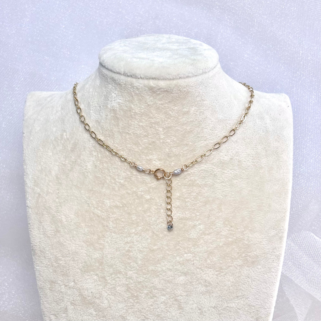Tahitian pearl Necklace w/ gray pearls
