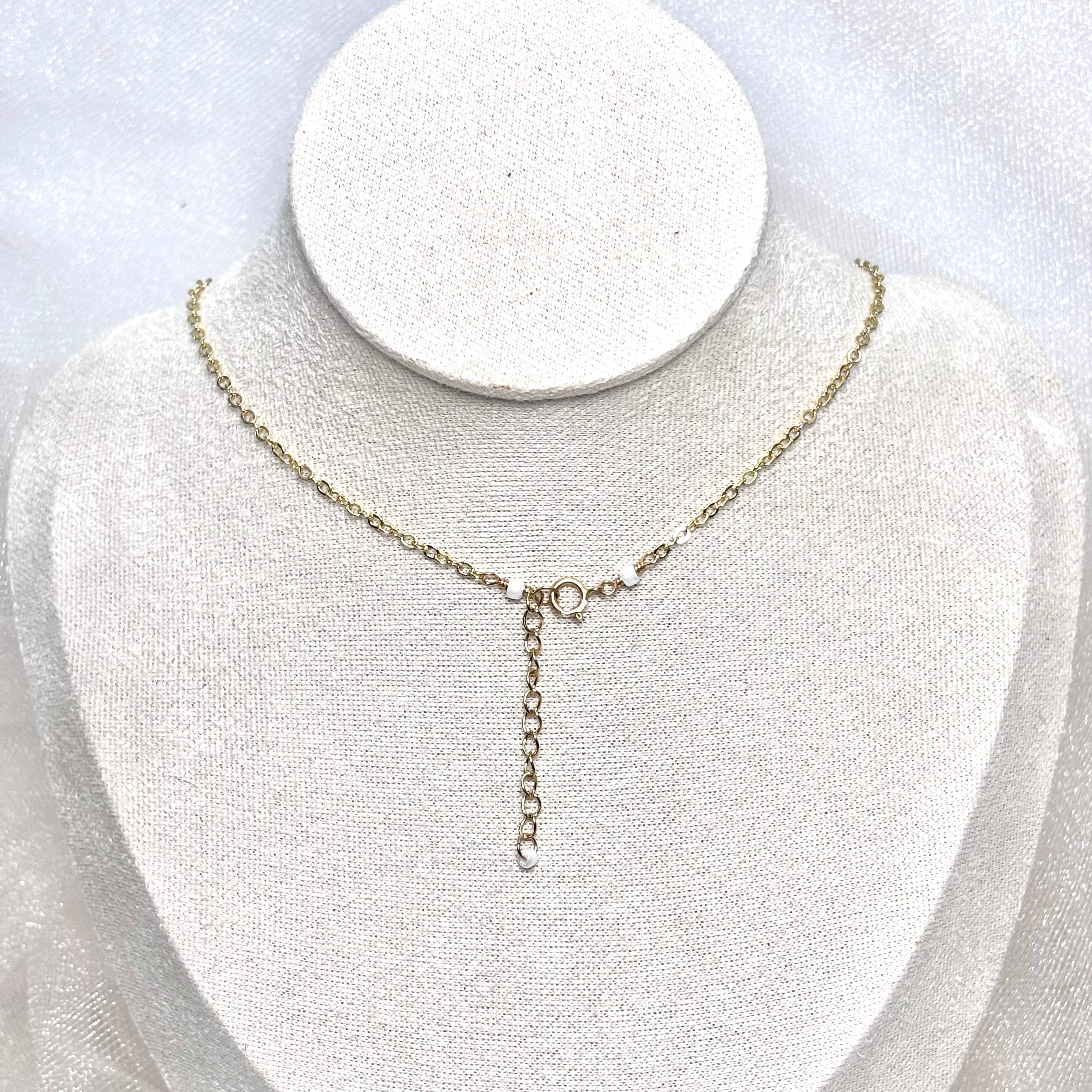 Tahitian pearl Necklace w/ puka shells