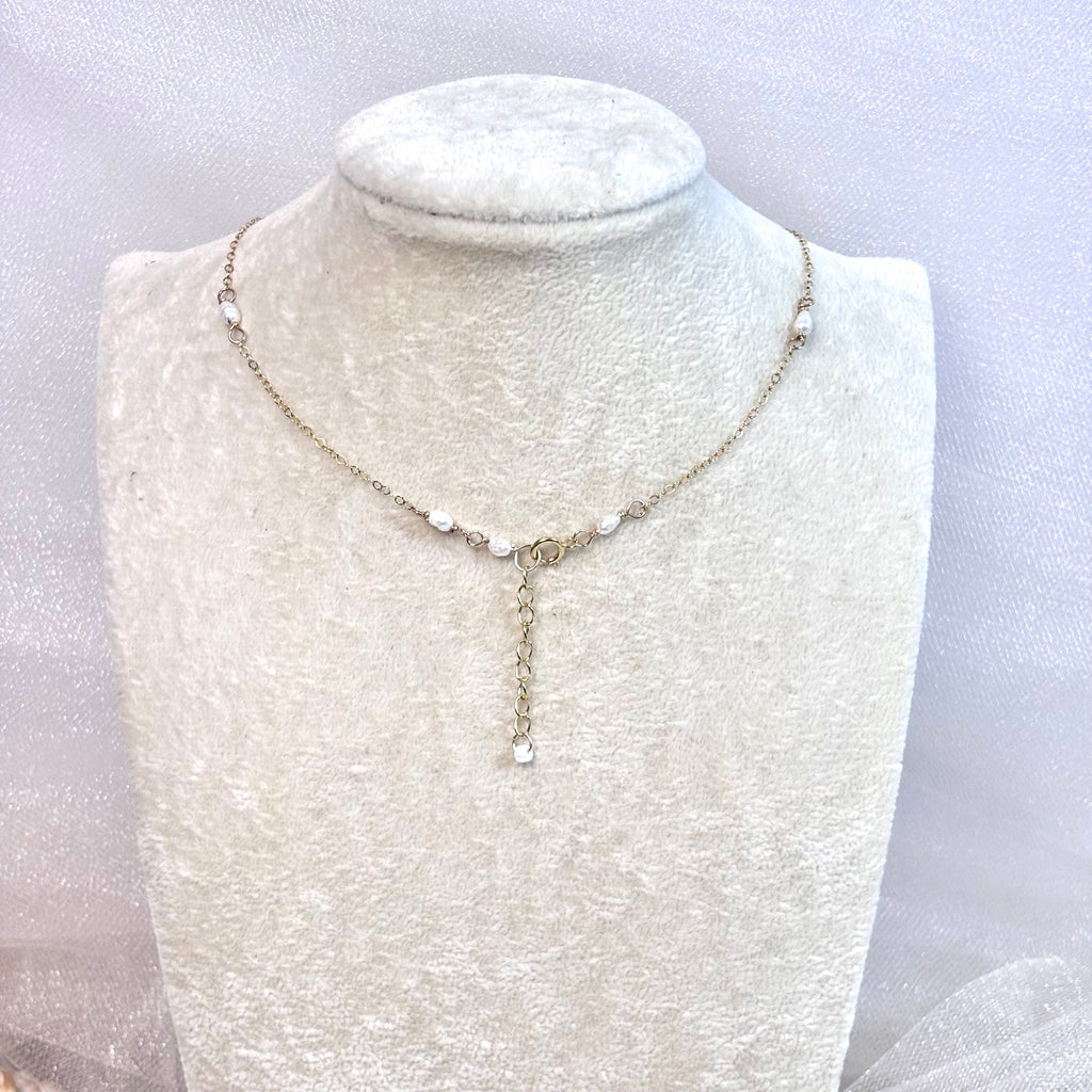 Hawaiian sunrise shell Necklace w/ yellow snail shells