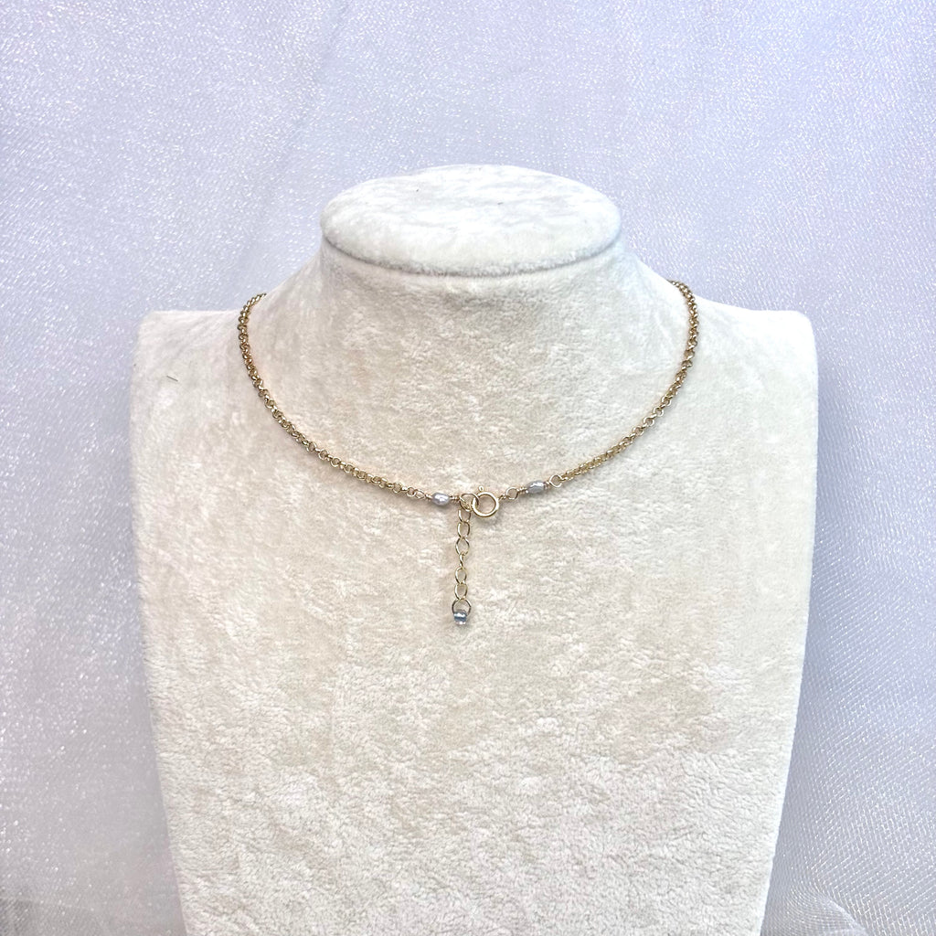 Tahitian pearl Necklace w/ gray pearls