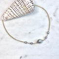 Tahitian pearl Necklace w/ gray pearls